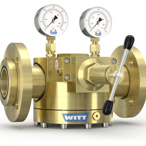 Regulador de pressão para gás - 757LE/S - WITT-Gasetechnik - com cúpula / de simples estágio / em latão