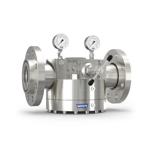 Regulador de pressão de gás - 767LE/S-ES - WITT-Gasetechnik - com cúpula / de simples estágio / em aço inoxidável