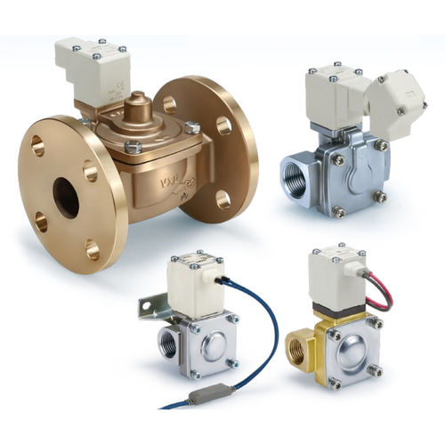 Válvula solenoide de ação indireta - VXD - SMC PNEUMATIC - de 2 vias / NF / NO
