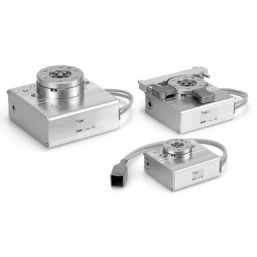 Mesa rotativa indexadora elétrica - LER series - SMC PNEUMATIC - horizontal / para máquina-ferramenta / automática