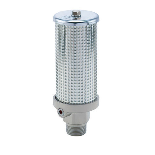 Silenciador de regulação - VCHN series - SMC PNEUMATIC - tubular / metálico