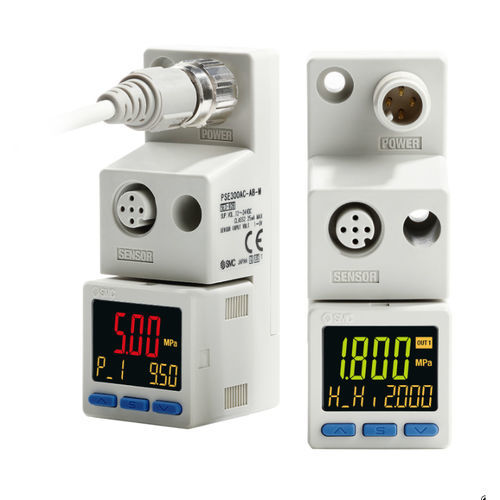 Medidor de vazão diferencial - PSE300AC  - SMC PNEUMATIC - volumétrico / para ar / IP65