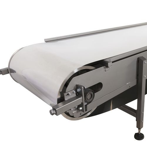 Correia transportadora com transmissão por atrito - Belt Technologies Europe Limited - metálica / lisa / industrial
