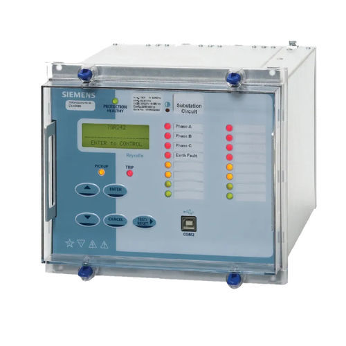 Relé de proteção de fuga à terra - Reyrolle 7SR242 - SIEMENS Energy automation and smart grid - de sobretensão / de subtensão / de sobrecarga