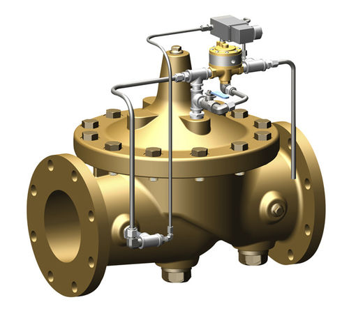 Válvula solenoide de ação indireta - 134-60 - CLA-VAL Automatic Control Valves - de 3 vias / para ar / para água