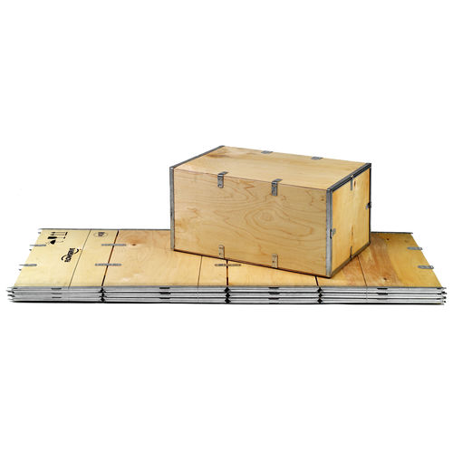 Caixa descartável - EXBOX - NO-NAIL BOXES - em compensado / de armazenamento / de transporte