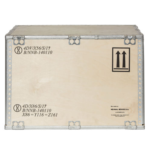 Caixa de transporte - ISIBOX 66 DG Series - NO-NAIL BOXES - em compensado / de armazenamento / para uso industrial