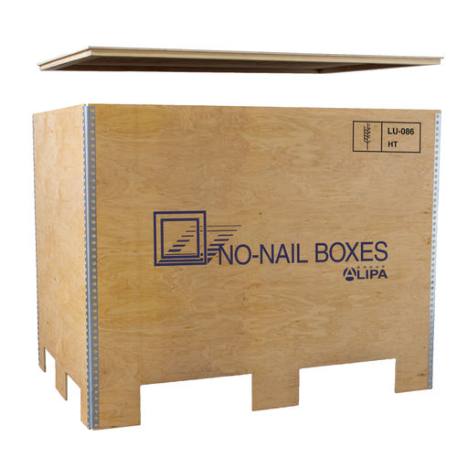 Caixa-palete em compensado - EUROBOX 61 - NO-NAIL BOXES - de armazenamento / de transporte / de movimentação