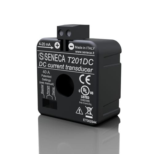 Transdutor de corrente de circuito aberto - T201DC - SENECA | AUTOMATION INTERFACES - para trilho DIN / CC / de tensão