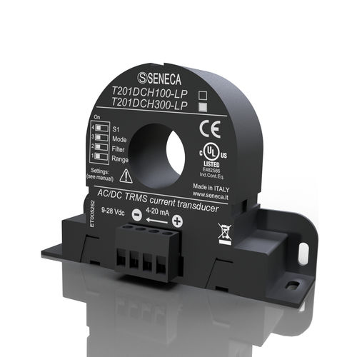 Transdutor de corrente de efeito Hall - T201DCH300-LP - SENECA | AUTOMATION INTERFACES - para trilho DIN / CC / CA