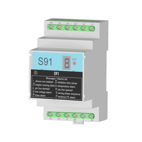 Relé de proteção de corrente - S91 - SENECA | AUTOMATION INTERFACES - de tensão / de temperatura / de falta de fase