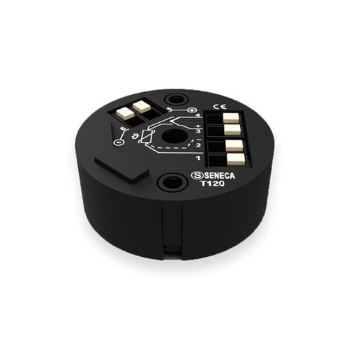 Transmissor de temperatura para montagem em cabeçote - T120  - SENECA | AUTOMATION INTERFACES - Pt100 / de 2 fios / USB