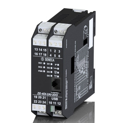 Módulo E/S analógico - ZE-4DI-2AI-2DO - SENECA | AUTOMATION INTERFACES - digital / MODBUS / Ethernet