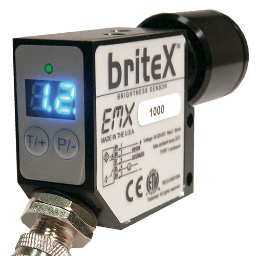 Detector de brilho - BriteX Series - EMX Industries Inc. - de monitoramento / de processo / de calibração