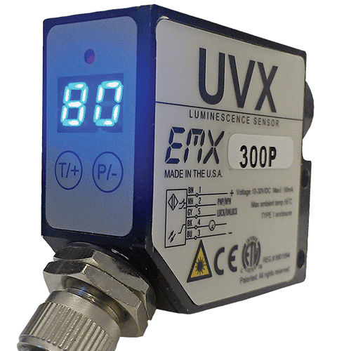 Detector de presença - UVX series - EMX Industries Inc. - de velocidade / de fosforescência / UV