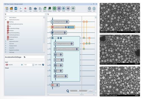 Software de tratamento de imagens - EM - Hitachi High-Tech Europe GmbH - de automação / para microscópio eletrônico de varredura / para microscopia