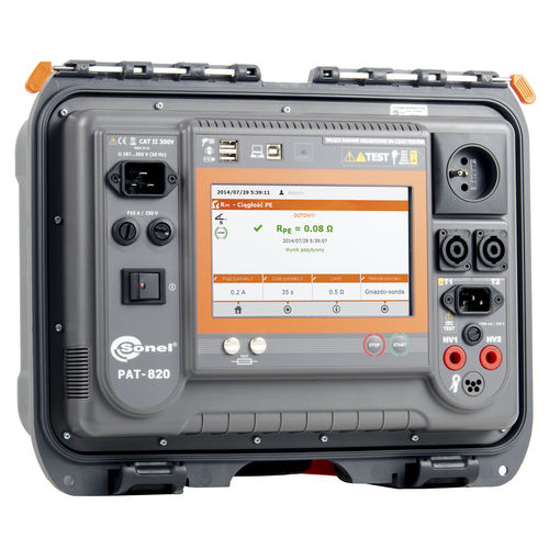 Testador PAT - PAT-820 - Sonel SA - de isolamento elétrico / de continuidade / de resistência de isolamento