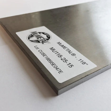 Placa de aquecimento - MuMETAL® - Magnetic Shield Corporation