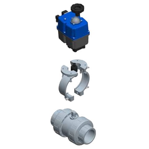Válvula para aplicações industriais - Cepex SER - de esfera / com acionamento elétrico / de controle de vazão
