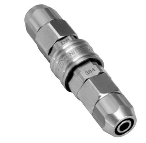 Conexão pneumática - 1/8" | Compact Cupla   - Nitto Kohki Europe - de encaixe / em latão / em aço inoxidável