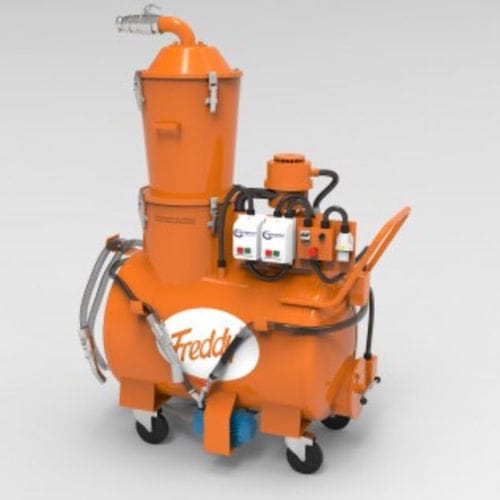 Aspirador industrial - CHU - Freddy - para matérias secas / elétrico / central