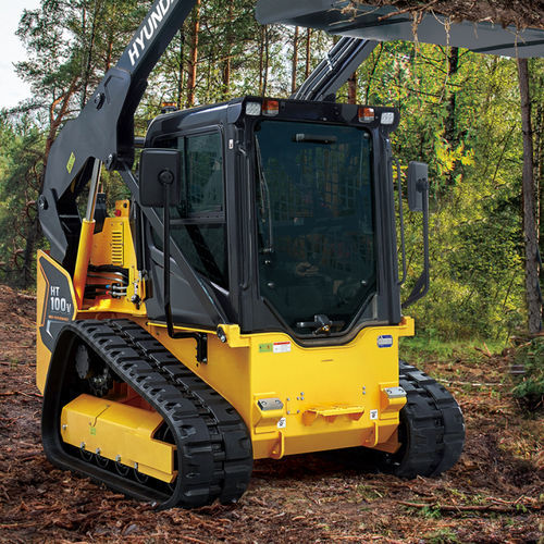 Carregadeira compacta de esteiras a diesel - HT100V - Hyundai Construction Equipment Americas, Inc.