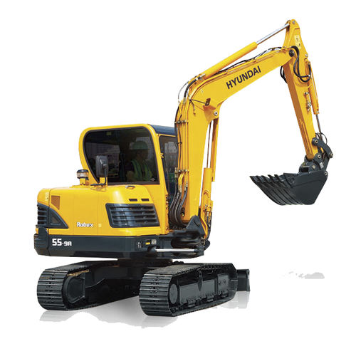 Escavadeira compacta - R55-9A - Hyundai Construction Equipment Americas, Inc. - Midi / de esteiras / Tier 4 Final