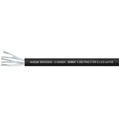 Cabo elétrico sem halogênio - SABIX® A 280 FRNC X (FR) - SAB BROECKSKES GMBH & Co. KG - de alimentação / DIN / isolado