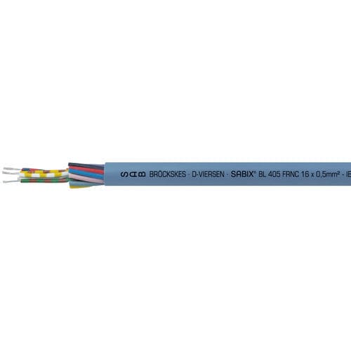 Cabo elétrico sem halogênio - SABIX® BL 405 FRNC - SAB BROECKSKES GMBH & Co. KG - de dados / DIN / isolado