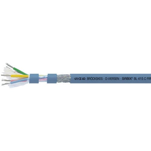 Cabo elétrico sem halogênio - SABIX® BL 415 C FRNC - SAB BROECKSKES GMBH & Co. KG - de dados / DIN / isolado