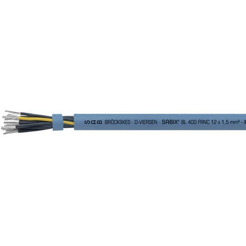 Cabo elétrico sem halogênio - SABIX® BL 400 FRNC - SAB BROECKSKES GMBH & Co. KG - de alimentação / DIN / isolado