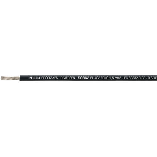 Cabo elétrico flexível - SABIX® BL 402 FRNC - SAB BROECKSKES GMBH & Co. KG - de alimentação / isolado / retardante de chama