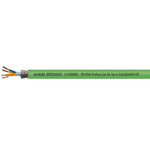 Cabo elétrico ProfiNet - PN 654 - SAB BROECKSKES GMBH & Co. KG - de dados / RJ45 / isolado