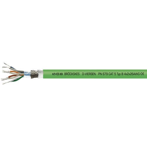 Cabo elétrico Ethernet - PN 679 - SAB BROECKSKES GMBH & Co. KG - de dados / RJ45 / isolado