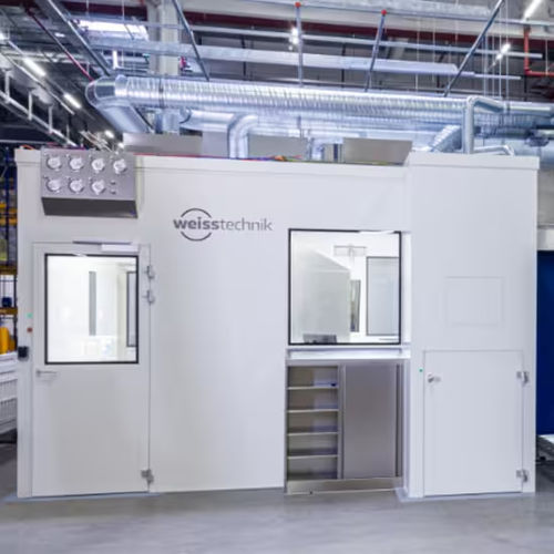 Sala limpa para a indústria farmacêutica - Weiss Technik