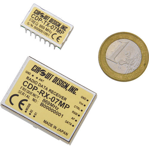 Transceptor 869 MHz - CDP-TX/RX-07 series - Circuit Design, Inc. - FSK / de banda ISM / para radiotelemetria