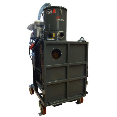 Aspirador industrial - C600 T125 - Delfin Vacuums - para matérias secas / de pó / trifásico