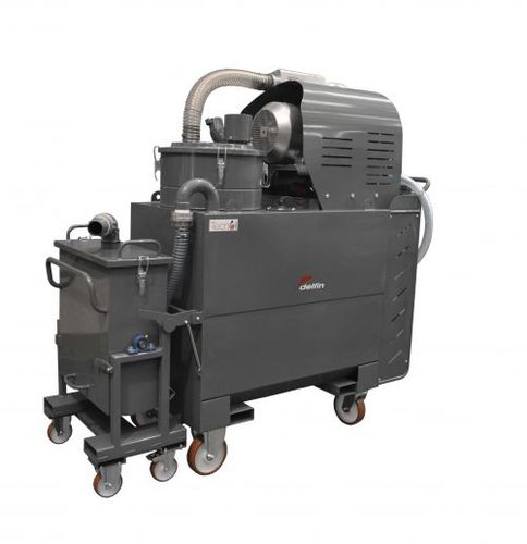 Aspirador industrial - TC 600 - Delfin Vacuums - para matérias úmidas / de óleo e cavacos / elétrico