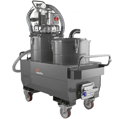 Aspirador industrial - TC220 IF - Delfin Vacuums - para matérias úmidas / de líquidos / de óleo e cavacos