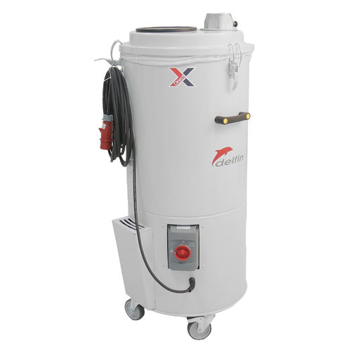 Aspirador industrial - AS series - Delfin Vacuums - para matérias secas / trifásico / móvel