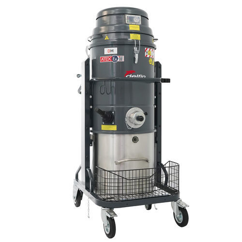 Aspirador industrial - DM2 1/2D - Delfin Vacuums - para matérias secas / de poeiras combustíveis / monofásico