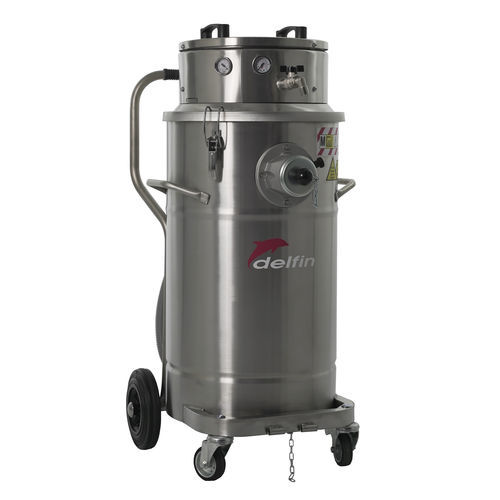 Aspirador industrial - 802 WD AIREX 1/2D - Delfin Vacuums - para matérias secas / para matérias úmidas / de pó