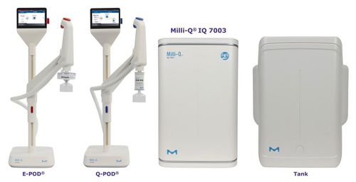Sistema de purificação para água - Milli-Q® IQ 7003/05/10/15  - Merck Millipore - para aplicações industriais