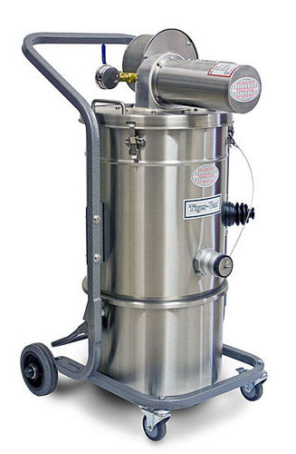 Aspirador industrial - SS-20(DT) RE HEPA MFS - Tiger-Vac International Inc. - para matérias secas / de ar comprimido / móvel