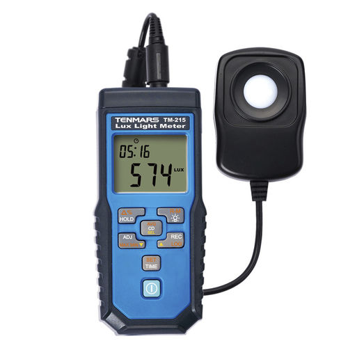 Luxímetro digital - TM-215 - Tenmars Electronics - portátil / com medição em Lux Melanópico Equivalente (EML)
