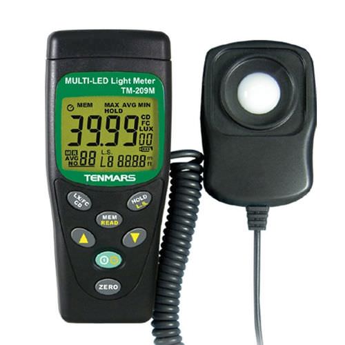 Luxímetro digital - 40 - 400 000 Lux | TM-209M - Tenmars Electronics