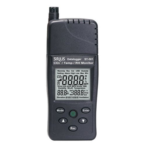 Instrumento de medição da qualidade do ar interno - ST-501 - Tenmars Electronics - QAI