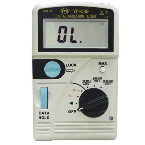 Testador de isolamento - YF-509 - Tenmars Electronics