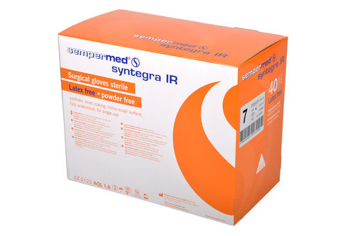 Luva de laboratório - syntegra IR - Sempermed - de proteção química / sintética / em látex