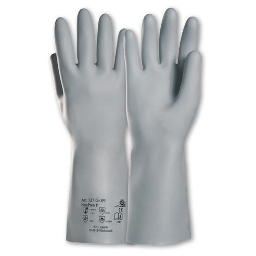 Luva de laboratório - Nitopren® 717 - Kächele Cama Latex - para a indústria farmacêutica / para a indústria química / de proteção química